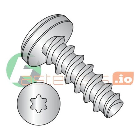 Newport Fasteners Thread Forming Screw, #8 x 5/8 in, 18-8 Stainless Steel Pan Head Torx Drive, 4500 PK 299453